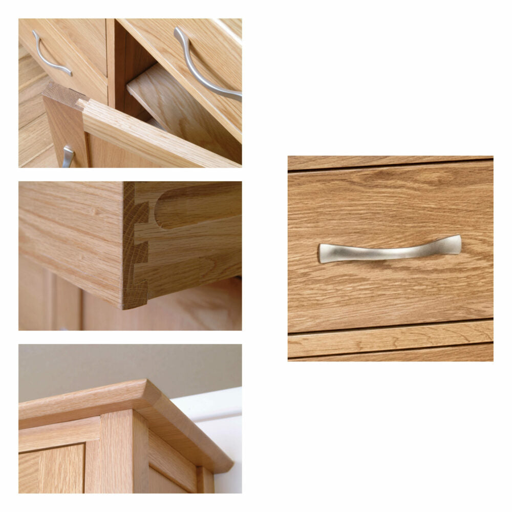 Newport Oak 2 Over 2 Chest of Drawers